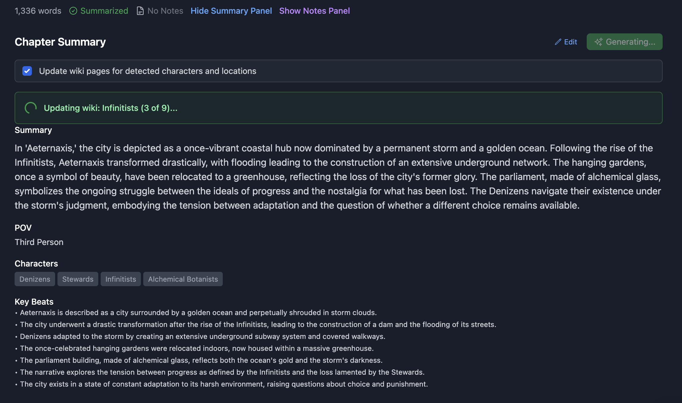AI wiki updates in progress